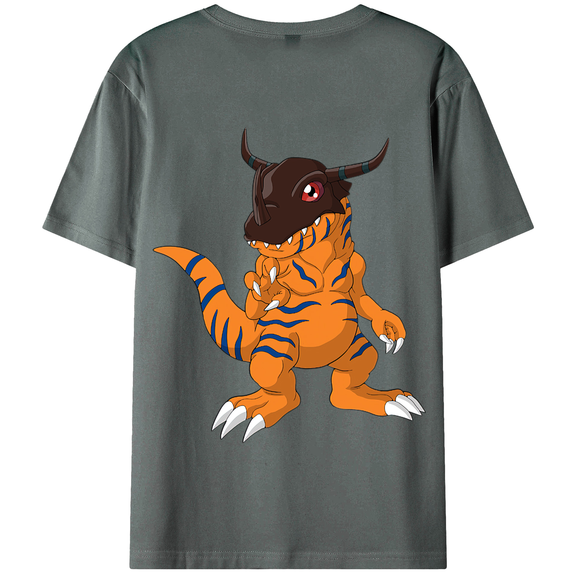 （画像用） Digimon デジタルモンスター/デジモン 綿100％半袖Tシャツ（背面プリント）